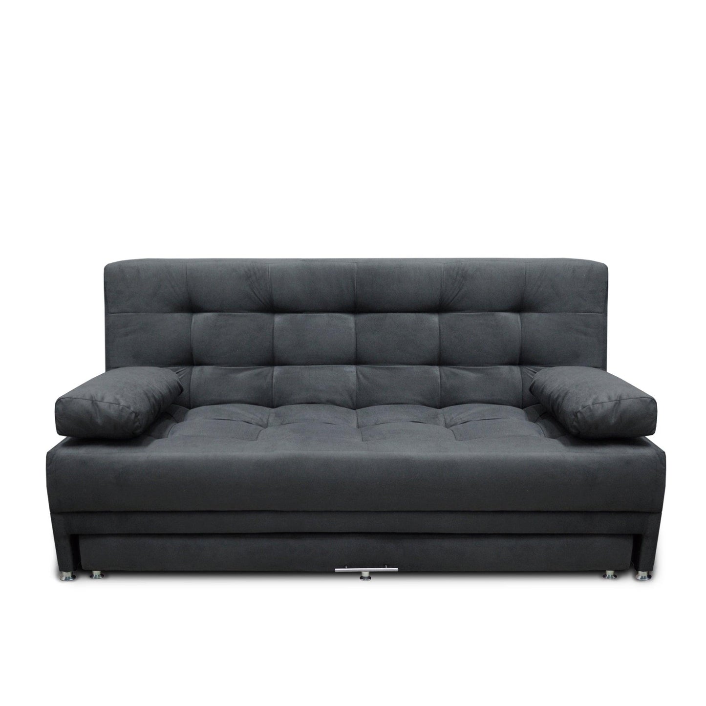 Sofacama Tarima Matter Tela Gris - VIRTUAL MUEBLES