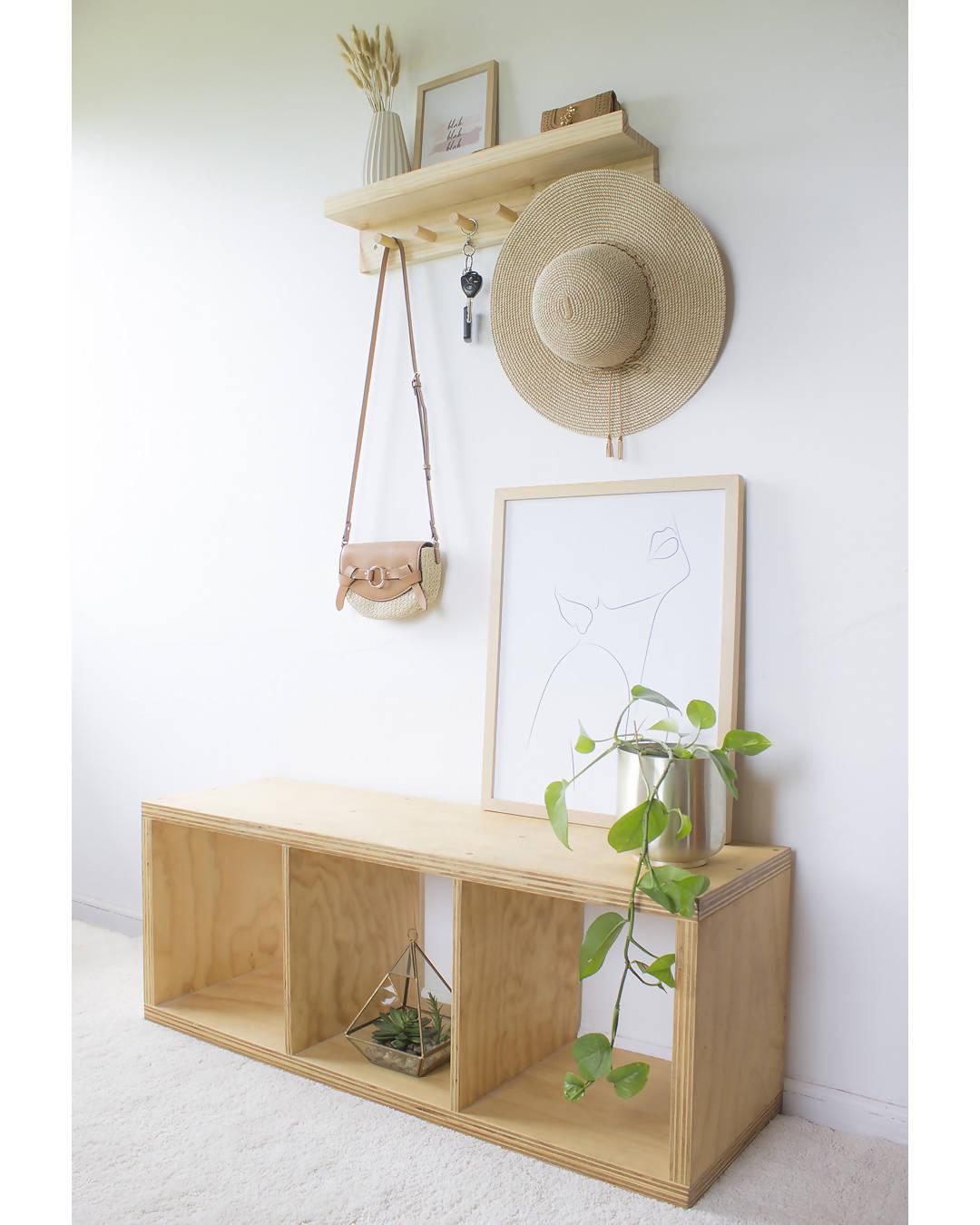 Repisa Perchero - VIRTUAL MUEBLES
