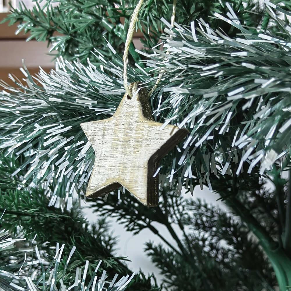 Adornos para Árbol Navidad Madera Vintage Kitx16 - VIRTUAL MUEBLES