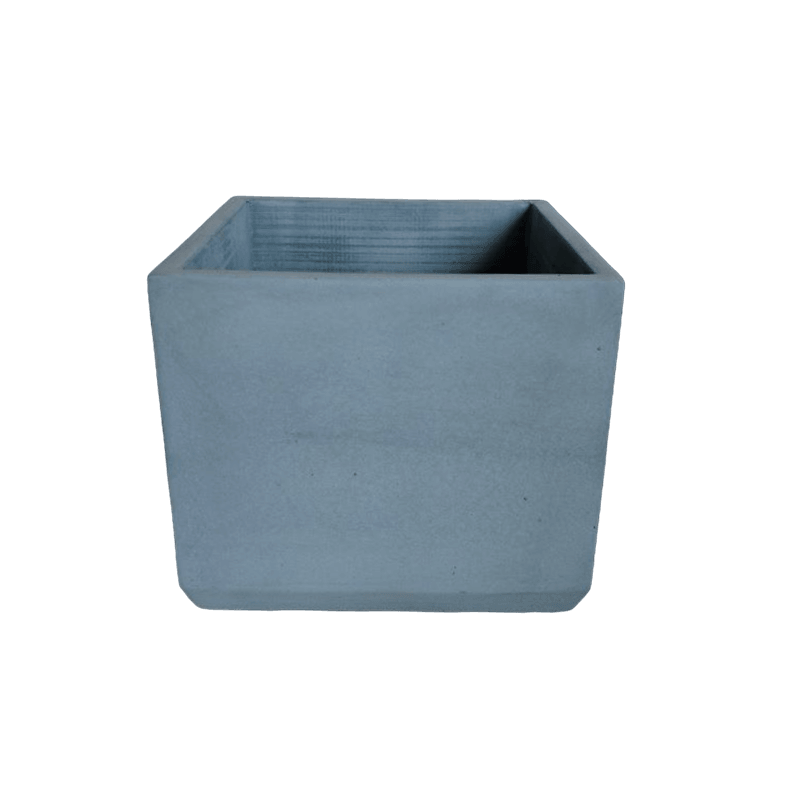 Matera Eloisa de Cemento 15x15x15 cm Azul Petróleo - VIRTUAL MUEBLES