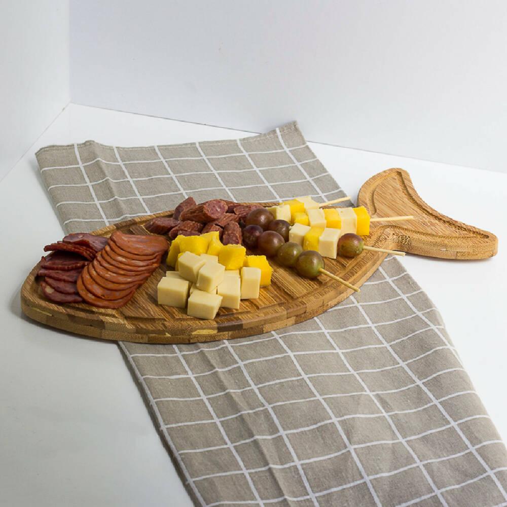Tabla Multiusos GUADUA en Forma de Pez - VIRTUAL MUEBLES