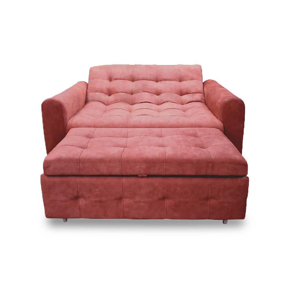 Sofá cama Roma mini lino palo rosa - VIRTUAL MUEBLES