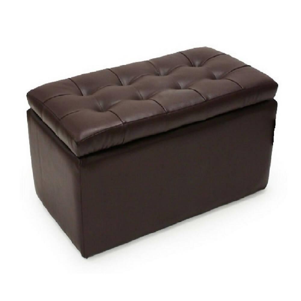 Puff Baul 75*40*40 BANZAY Chocolate - VIRTUAL MUEBLES