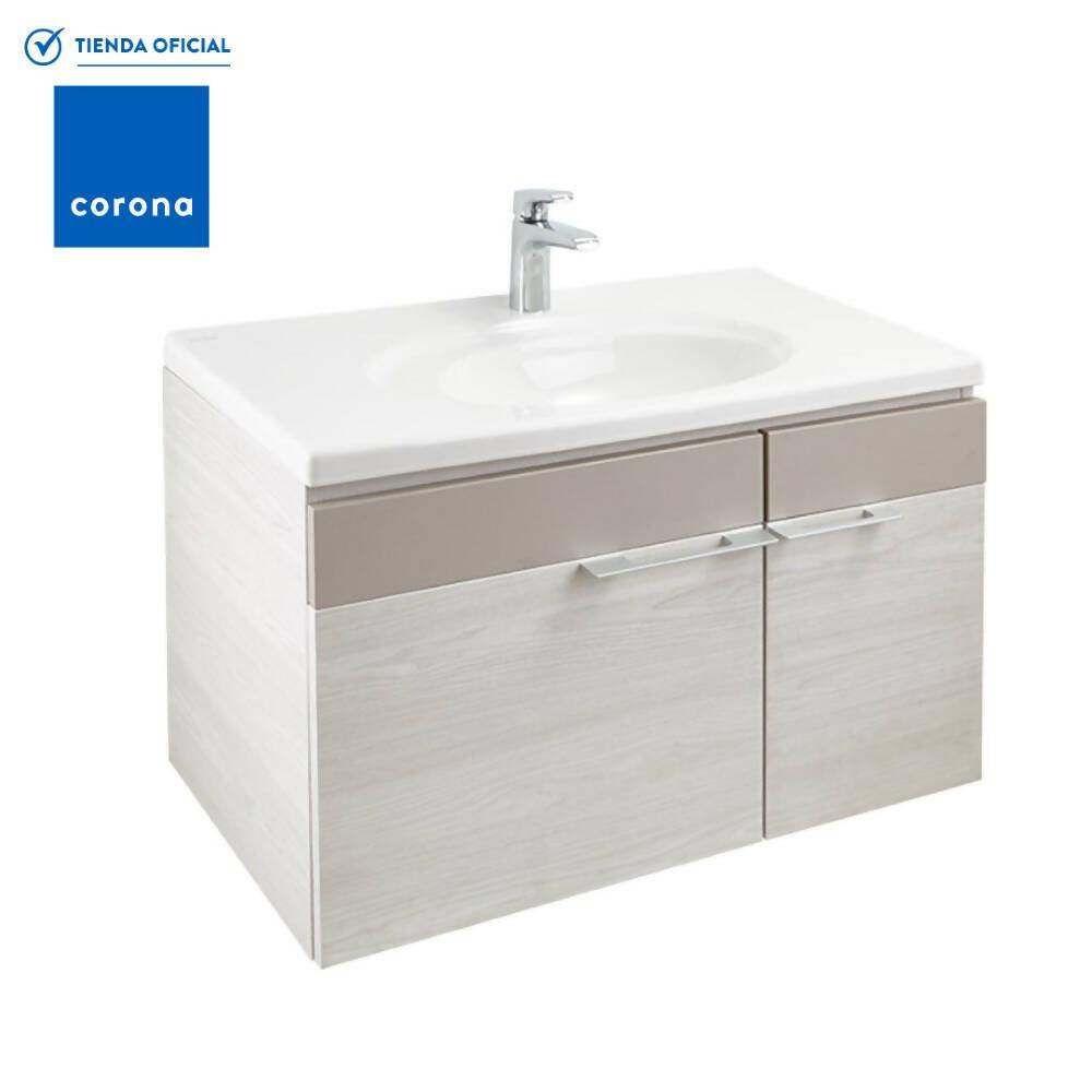 Mueble Corona Elipse Plus 80 Cm Con Lavamanos - VIRTUAL MUEBLES