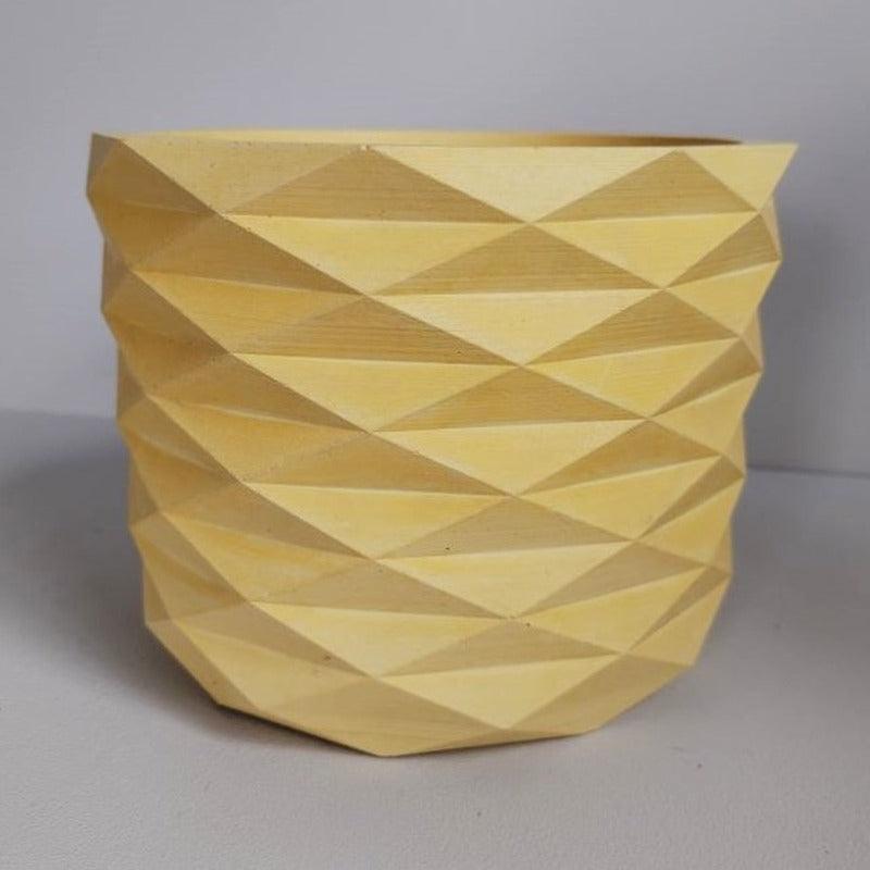 Matera Carlota Petty de Cemento 12.5x15 cm Amarillo - VIRTUAL MUEBLES