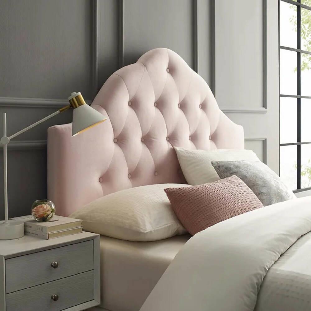 Cabecero para Base Cama Sencilla Mónaco Rosado