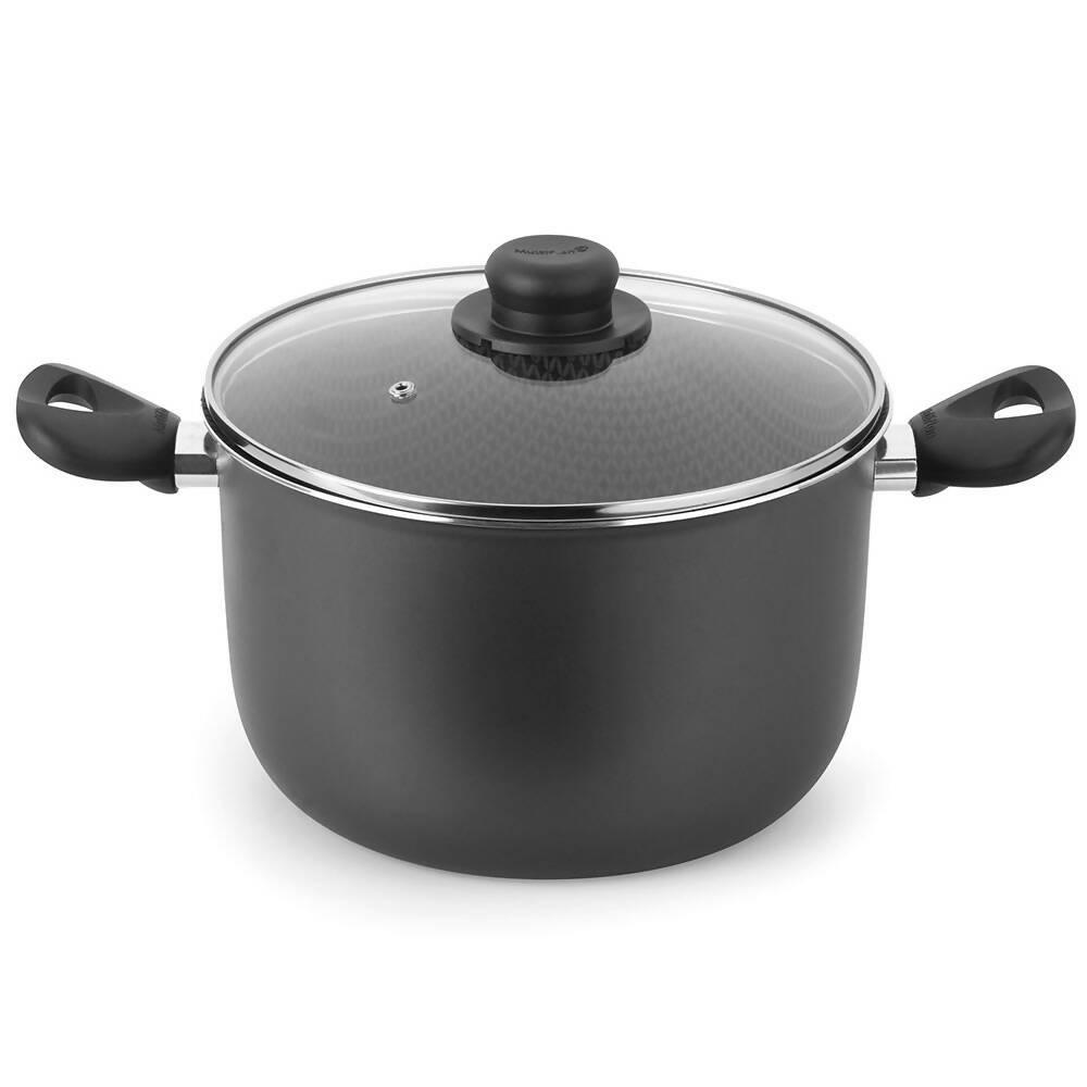 Olla con Tapa Superior 26 cm Gris - VIRTUAL MUEBLES