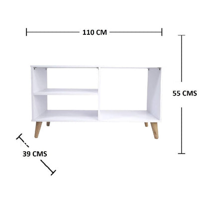 Mesa para TV King DKO Blanco - VIRTUAL MUEBLES