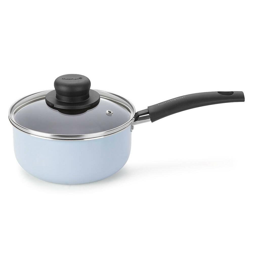 Olla con Tapa Blue 18 cm Azul Celeste - VIRTUAL MUEBLES