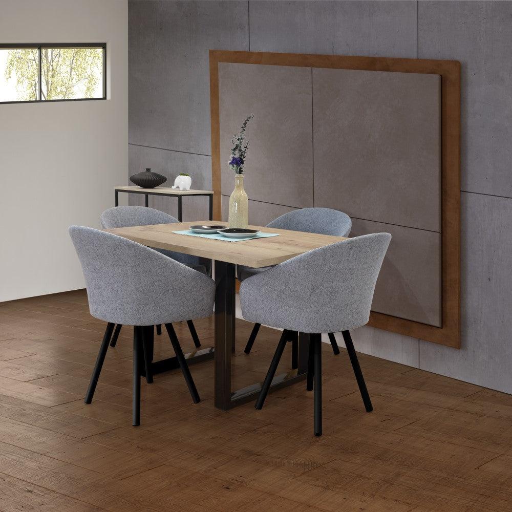 Mesa de Comedor 4P Marsella Duna - VIRTUAL MUEBLES