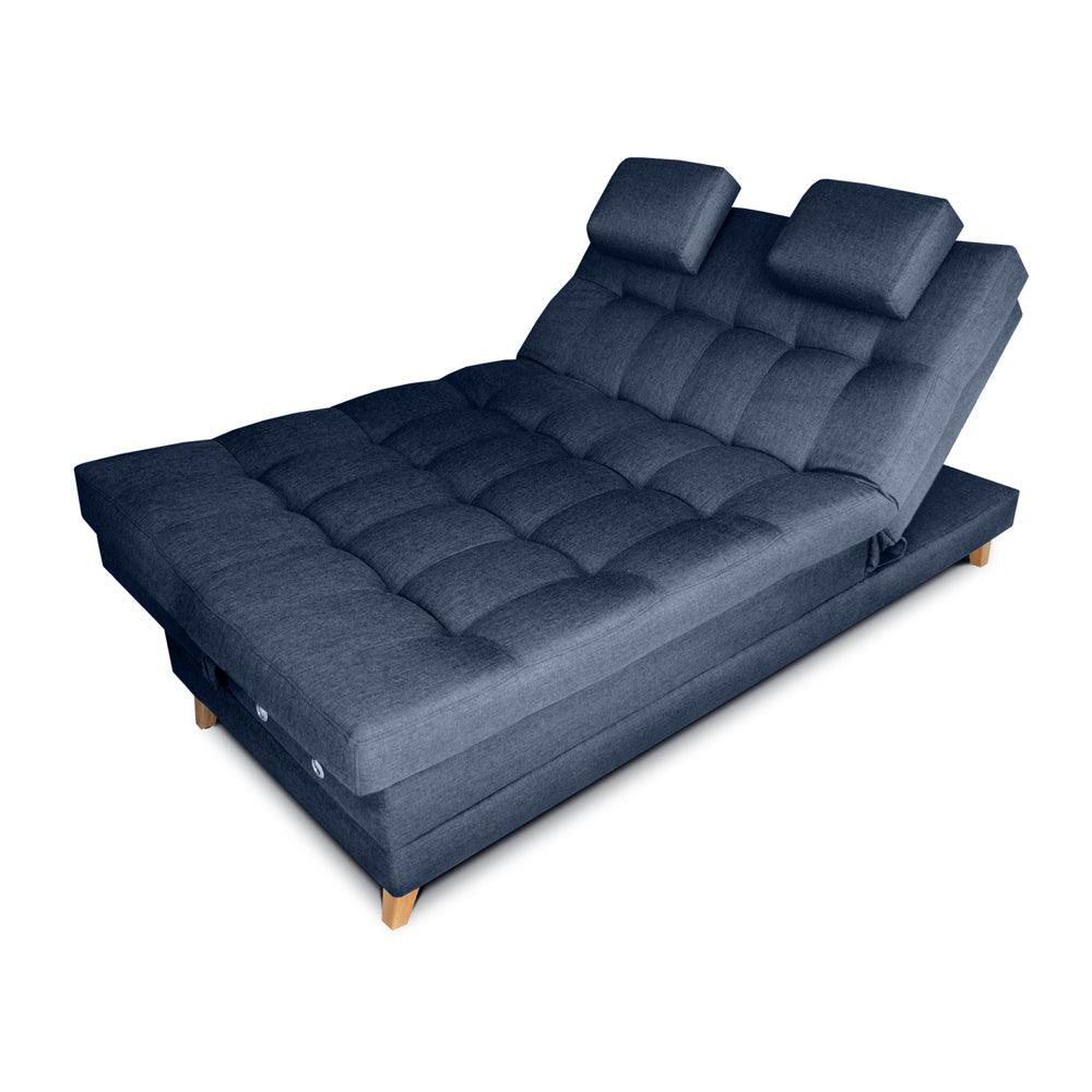 Sofácama Balmain Multifuncional Tela Plomo - VIRTUAL MUEBLES
