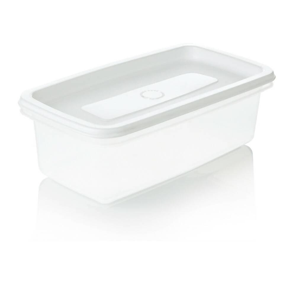 Recipiente Plus Rectangular 2L Blanco-Congelación - VIRTUAL MUEBLES