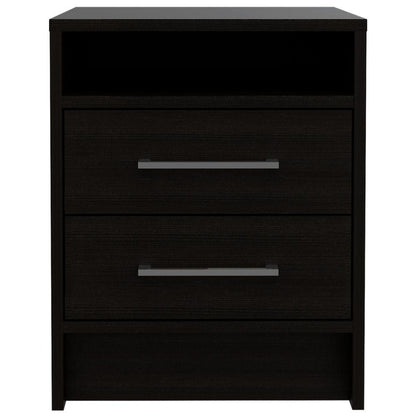 Mesa de Noche Werner color Wengue para Habitación.