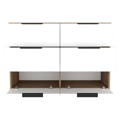 Organizador Wesley color Miel y Blanco para Habitación.