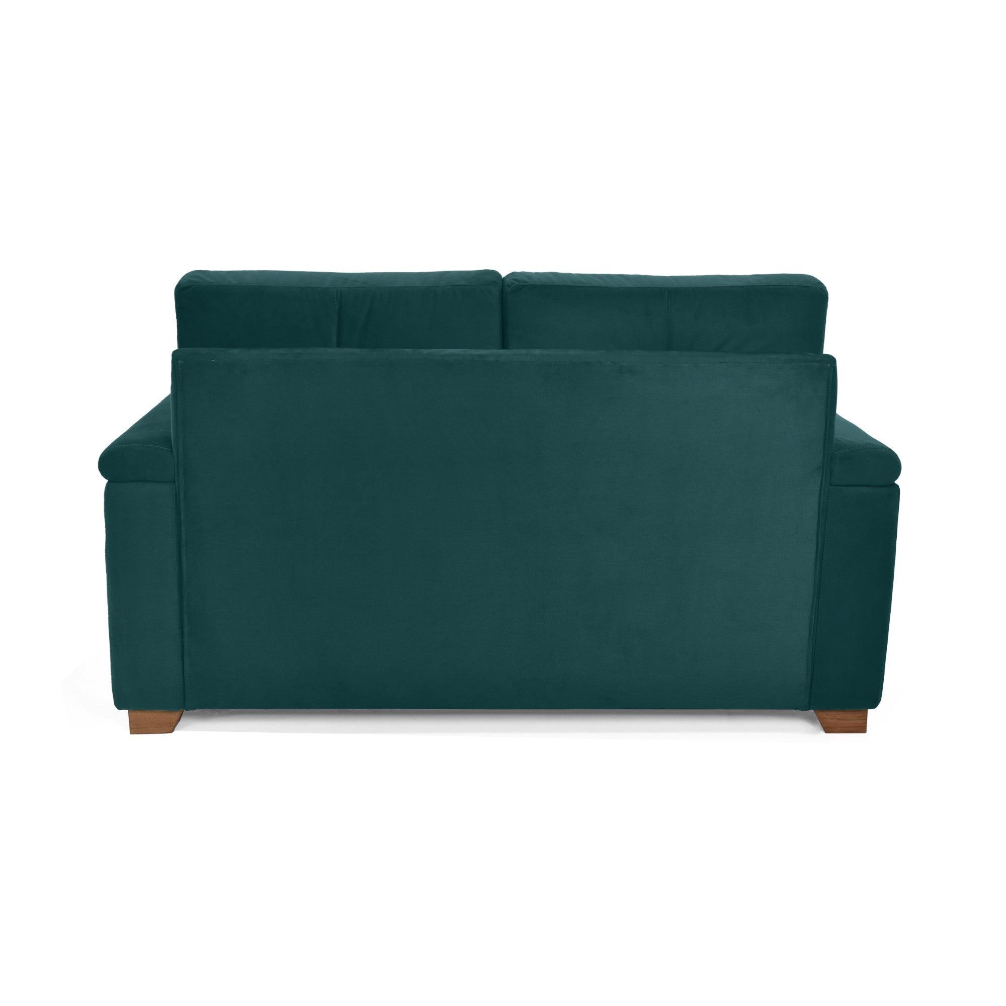 Sofa 2 Puestos Zamora Tela Petroleo