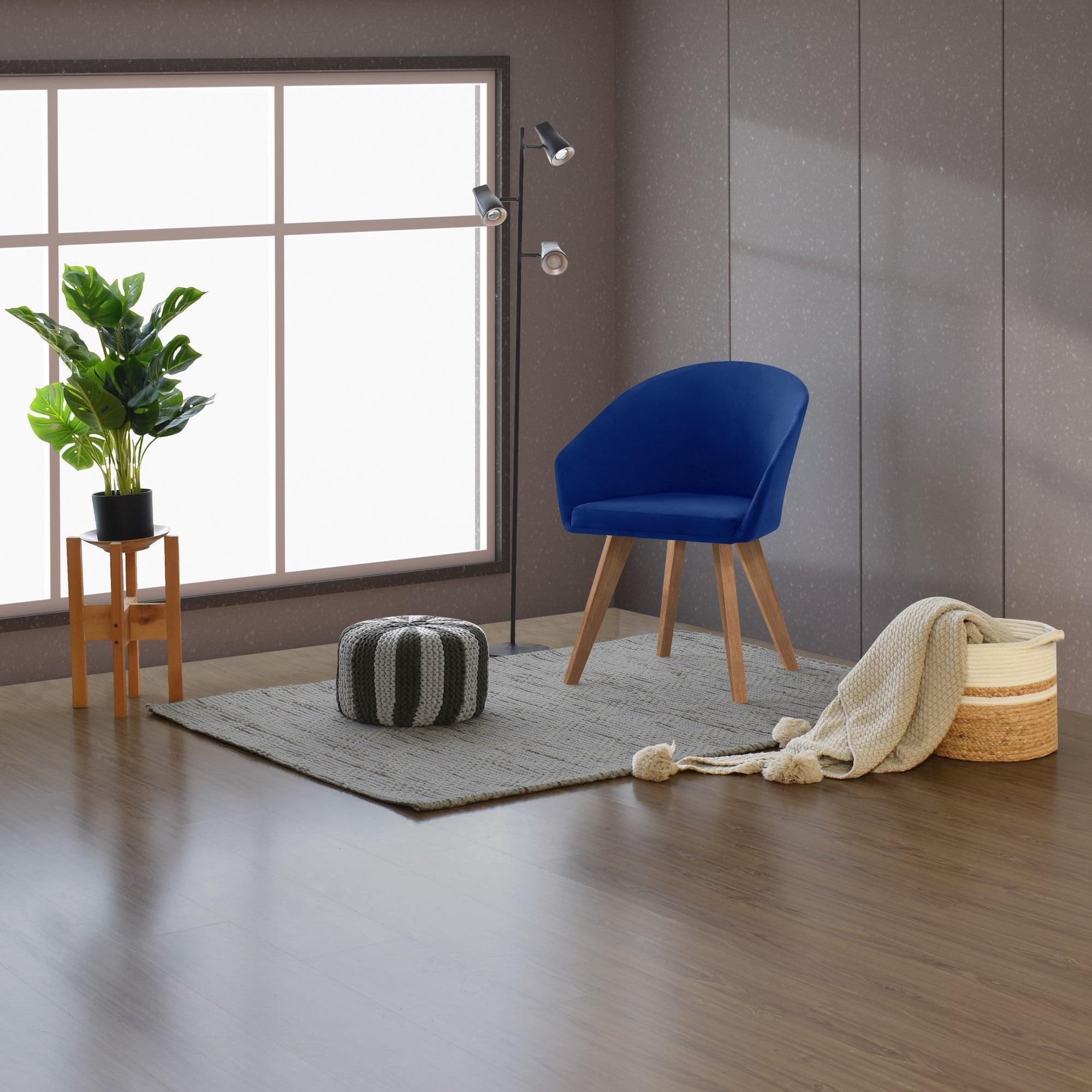 Silla Noto Tela Azul