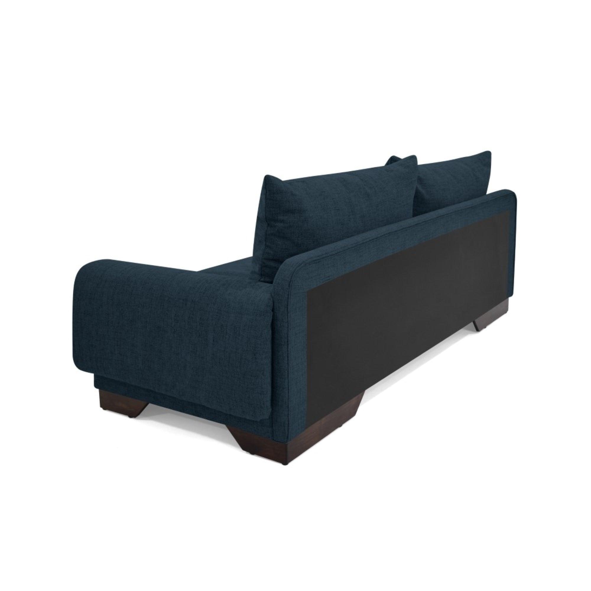 Sofa 3 Puestos Daytona Tela Poliester Plomo - VIRTUAL MUEBLES