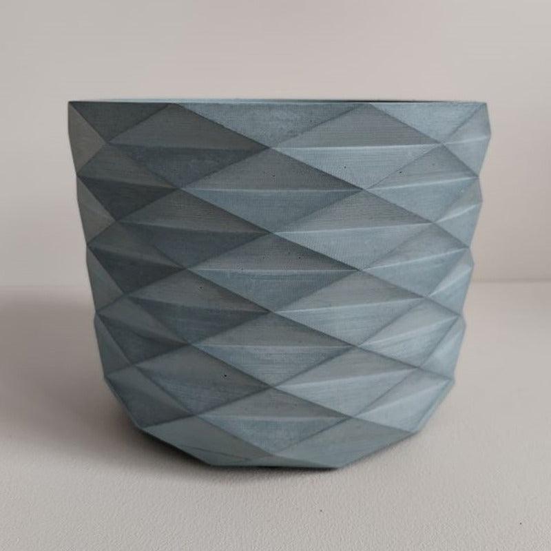 Matera Carlota Petty de Cemento 12.5x15 cm Azul petróleo - VIRTUAL MUEBLES