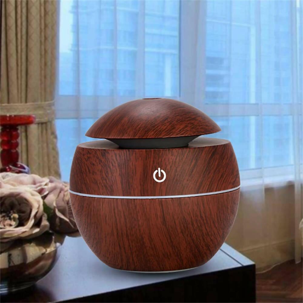 Humidificador Led + Esencia Difusor De Aromas Usb 7 Colores - VIRTUAL MUEBLES