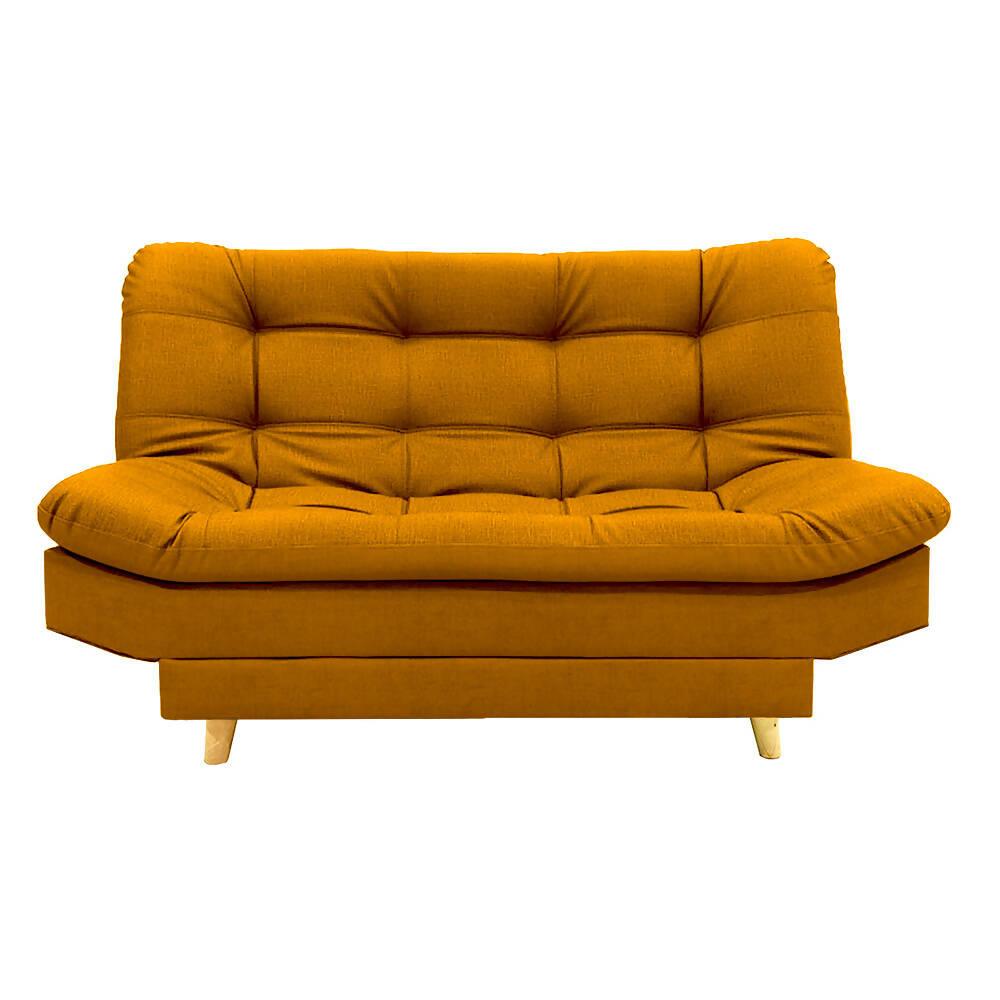 Sofá cama Moltochic antirasguño mostaza - VIRTUAL MUEBLES