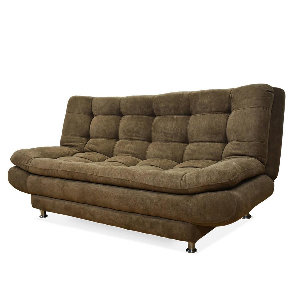 Sofá cama Damasco café Lino - VIRTUAL MUEBLES