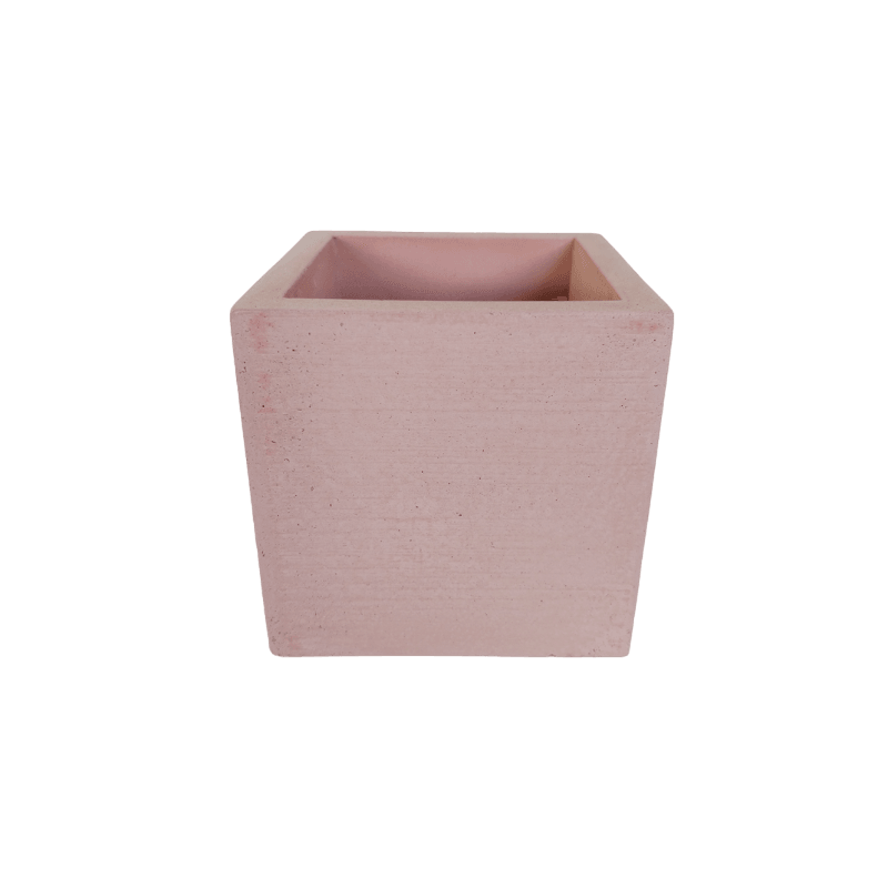 Matera Eloisa Petty de Cemento 10x10x10 cm Palo de Rosa - VIRTUAL MUEBLES