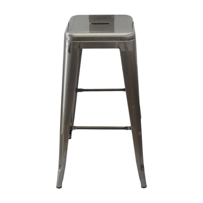 Silla Titan Bar Tipo Tolix Sin Espaldar - Metal rustic