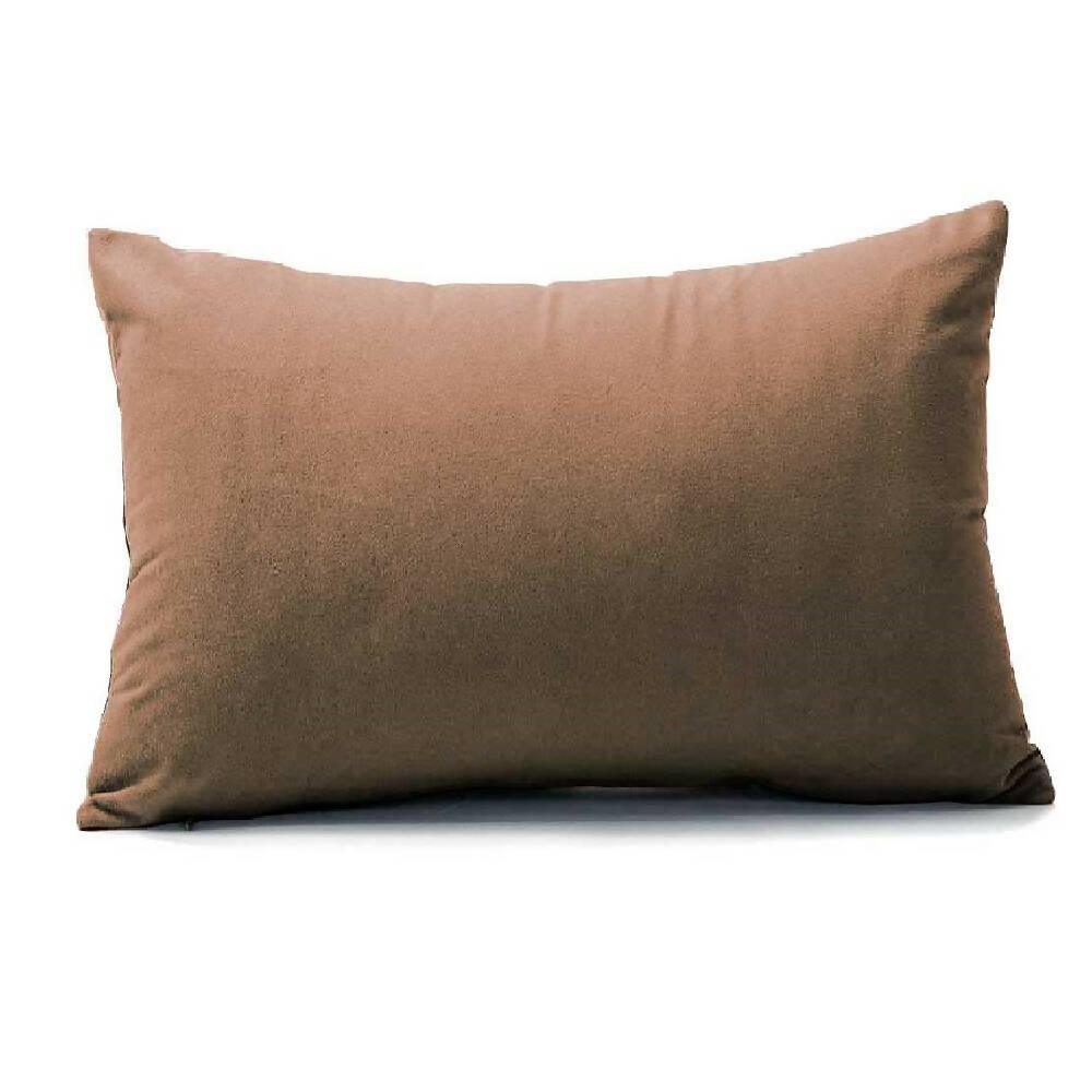 Funda para Cojin Almohada Tela 70x50 Tabaco