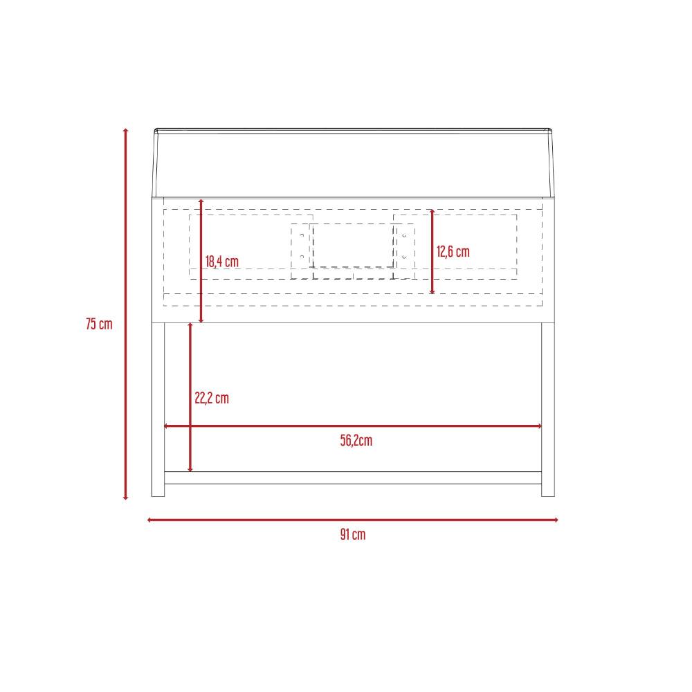 Domodomo - Mueble de baño con Lavabo de 85 x 52 x 29 cm, Lavabo con Mueble  - Mueble de baño con Lavabo, Mueble Lavabo con pie Lavabo Fondo reducido,  Armario bajo