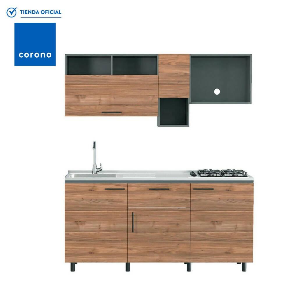 Cocina Corona Praga 1.80 Izquierda - VIRTUAL MUEBLES
