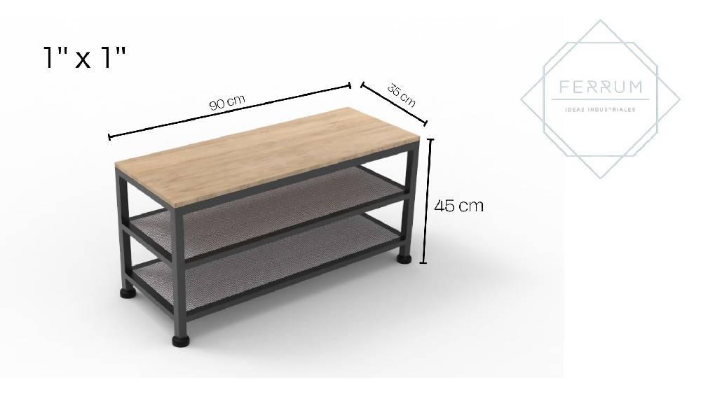 Recibidor Bio Kuon Oscuro - VIRTUAL MUEBLES