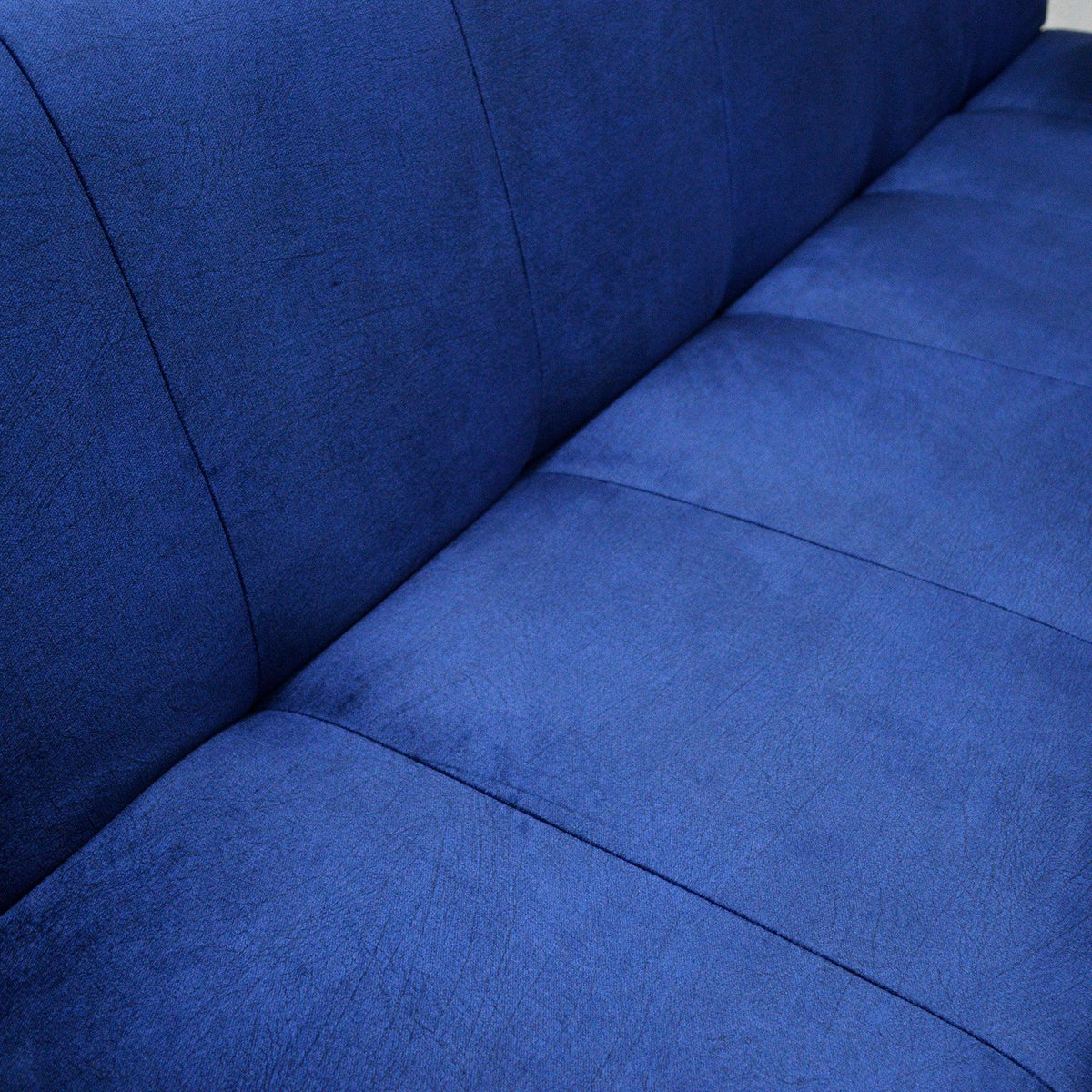 Sofacama Sabath 3 Posiciones Tela Azul - VIRTUAL MUEBLES