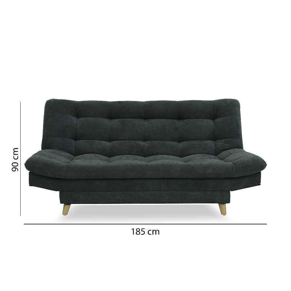 Sofá cama Moltochic lino grafito - VIRTUAL MUEBLES