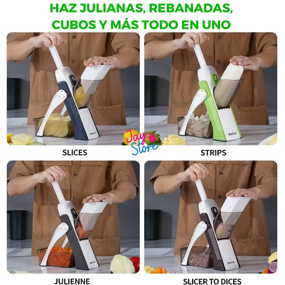 Rebanadora De Papas Picadora Verduras Mandolina Ajustable - VIRTUAL MUEBLES