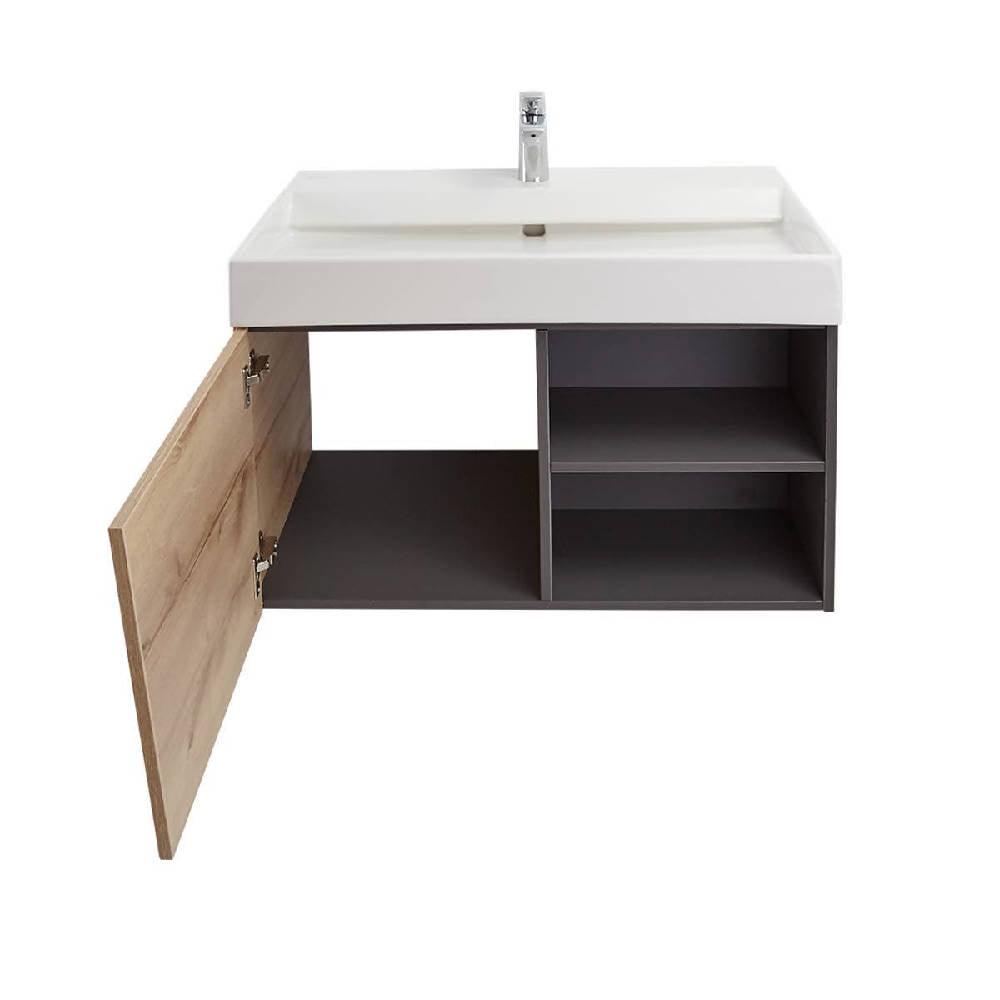 Mueble Corona Fussion Vital 80 Cm Con Lavamanos - VIRTUAL MUEBLES