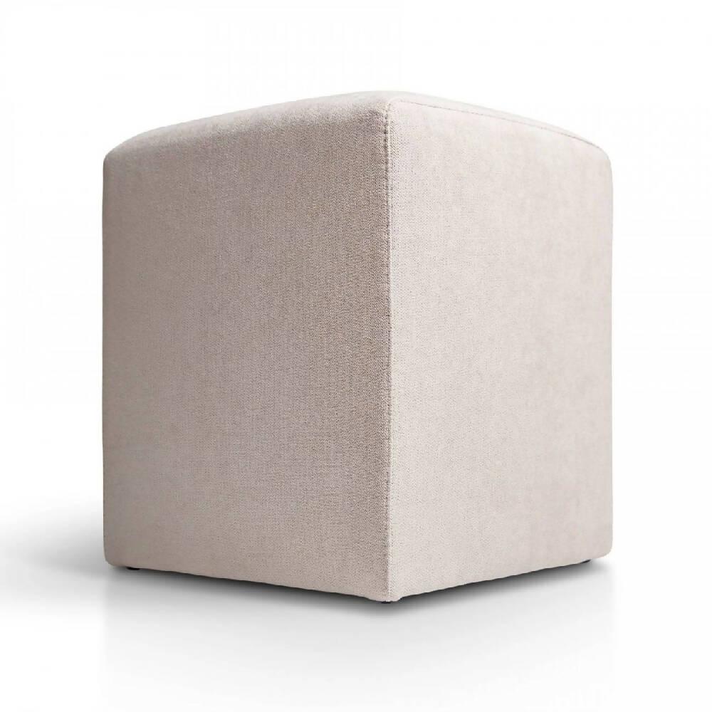 Puff Butaco Auxiliar Individual Beige - VIRTUAL MUEBLES