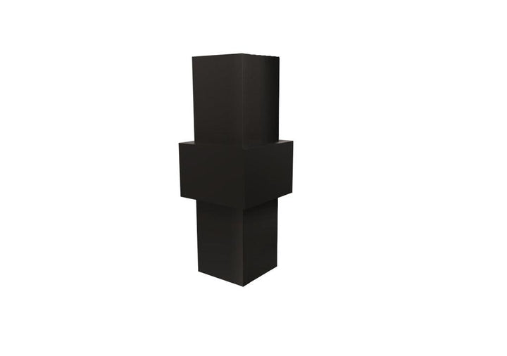 Conector cubo modular 2 vias negro - VIRTUAL MUEBLES