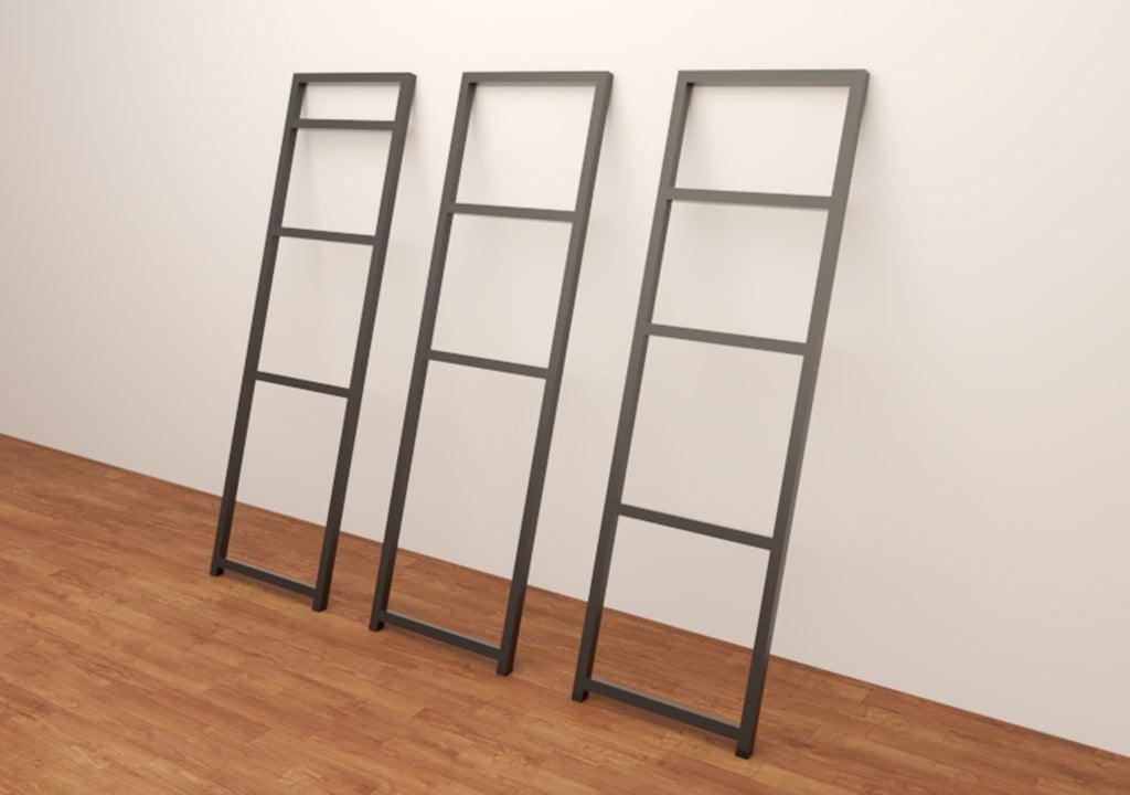 Conector cubo modular pata inclinada negro - VIRTUAL MUEBLES
