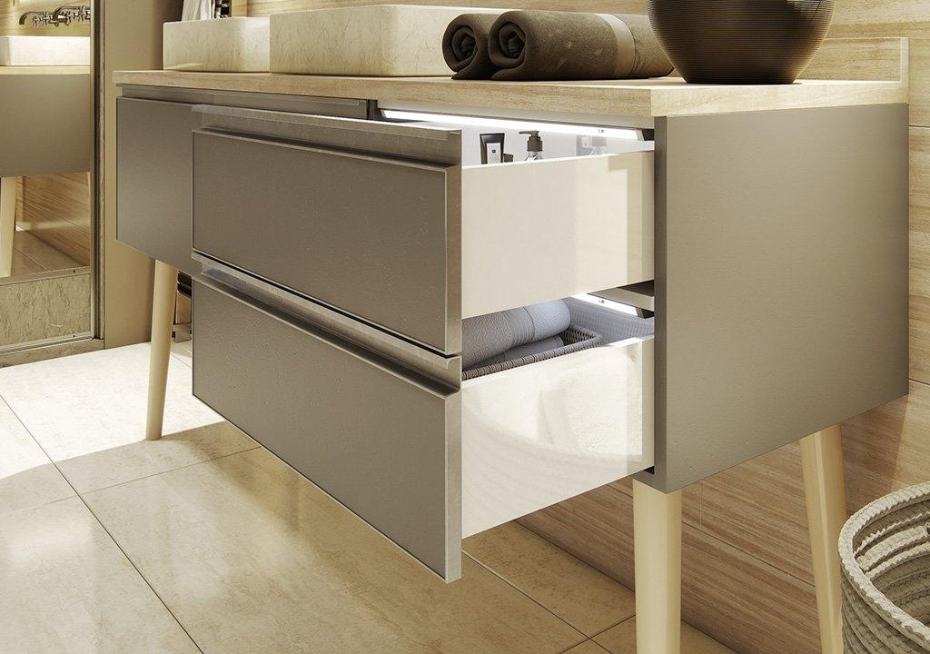 Perfil manija c para tablero 15mm - VIRTUAL MUEBLES