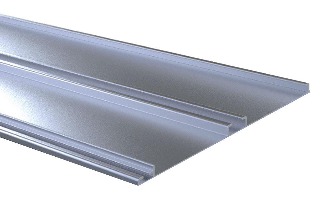 Perfil zócalo aluminio 120mm x 3m - VIRTUAL MUEBLES