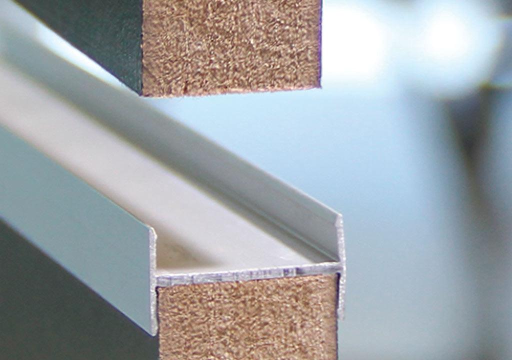 Perfil unión 37 para tableros 15 mm - VIRTUAL MUEBLES
