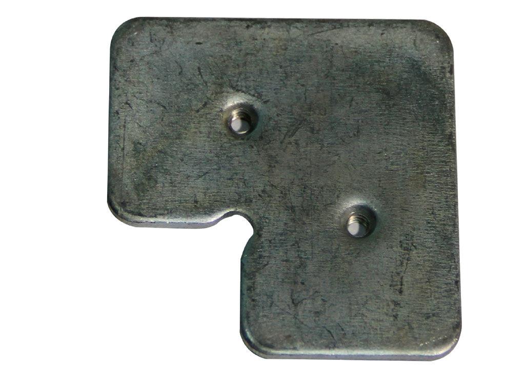 Platina con tornillo para Perfil 03b - VIRTUAL MUEBLES