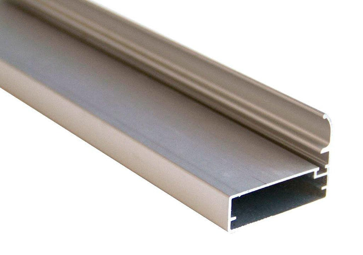 Perfil manija para puertas de aluminio x 3 m - VIRTUAL MUEBLES