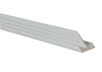 Perfil canto aluminio para tablero - VIRTUAL MUEBLES