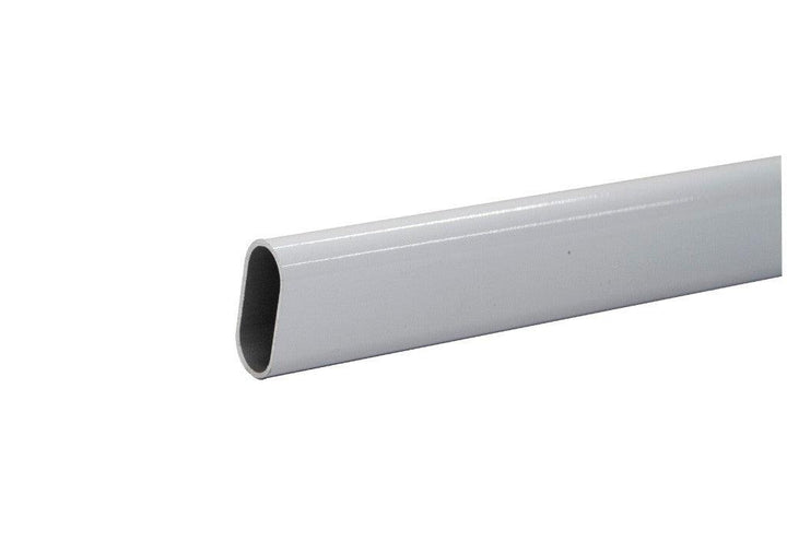 Tubo ovalado en aluminio 15 x 30mm x 3m - VIRTUAL MUEBLES
