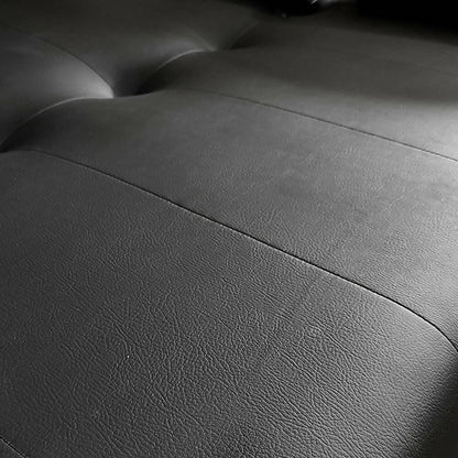 Sofacama Sabath 3 Posiciones Tipo cuero Negro - VIRTUAL MUEBLES