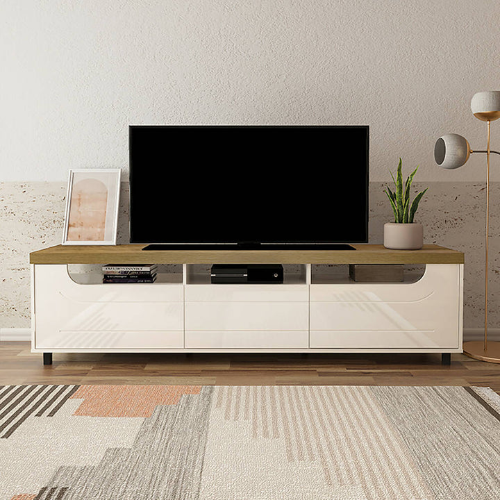 Mueble TV diseño blanco KIRVI