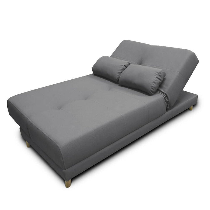 Sofa Cama Tolini en gris - VIRTUAL MUEBLES