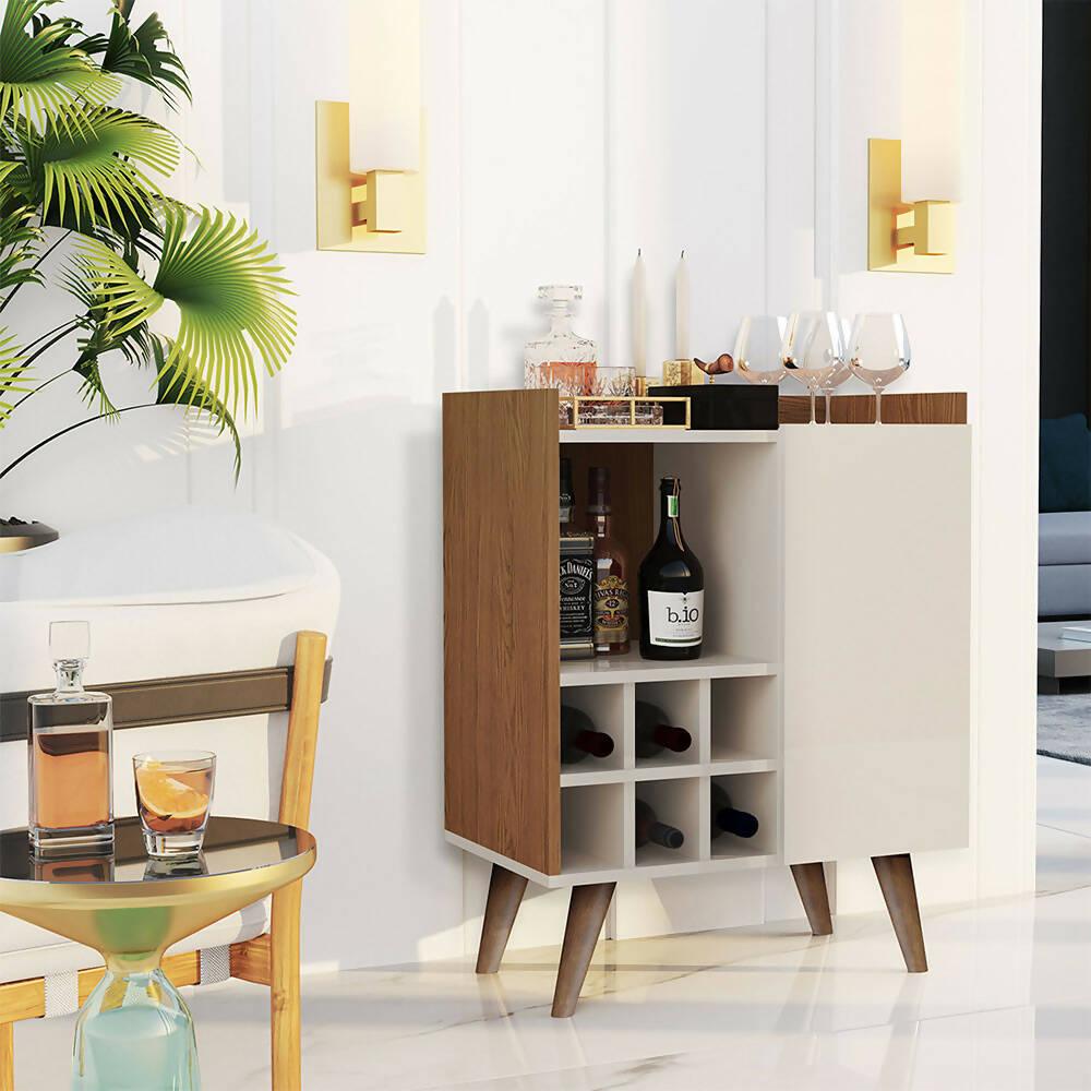 Bar Manhattan Natural Blanco Apagado - VIRTUAL MUEBLES