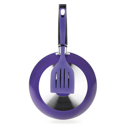 Sartén con Espátula Aspiración 20 cm Morado - VIRTUAL MUEBLES